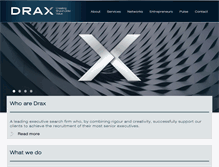 Tablet Screenshot of draxexecutive.com